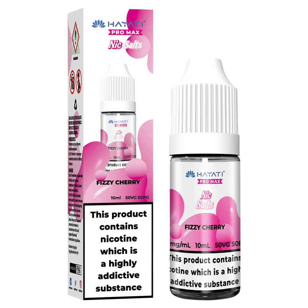 Hayati Pro Max Nic Salt - 10ml - Nic salt Fizzy Cherry - 20mg